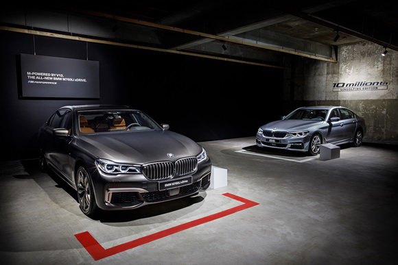 

▲좌측부터 BMW M760Li xDrive, 5시리즈 딩골핑 에디션
