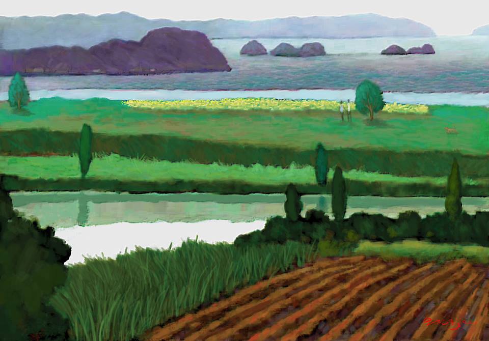  2015 OZ Cross-Media Artworks(4083) Canvas Size 65.2 cm x 50 cm (15호P)