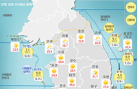 제주도 날씨, 장마전선 영향 낮까지 장맛비...전국 서쪽은 폭염