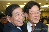 서울시장 적합도…박원순·이재명·황교안·안철수順