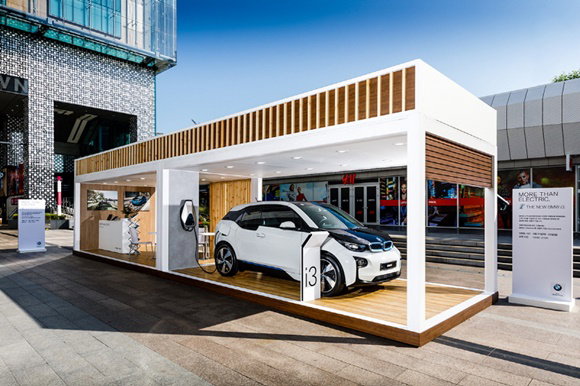 



▲코엑스 밀레니엄 광장에 전시된 'i3 94Ah'

