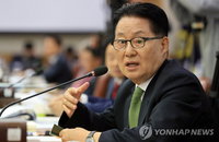 박지원, 통합론에 탈당 가능성 시사…"소통도 없이 밀어붙이나"
