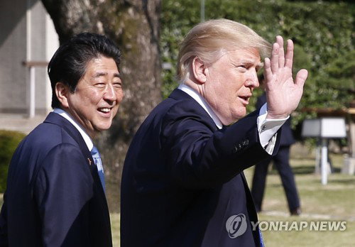 야베 지지율 상승 