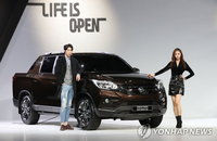 쌍용차, 오픈형 중형 SUV '렉스턴 스포츠' 출시