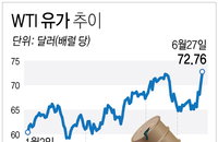 국제유가 급등세 지속…WTI, 3년7개월 만에 최고