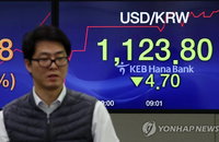원/달러 환율 하락...美 금리 인상 신중론