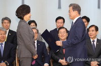 文대통령, 野 반발에도 朴·金 임명 강행