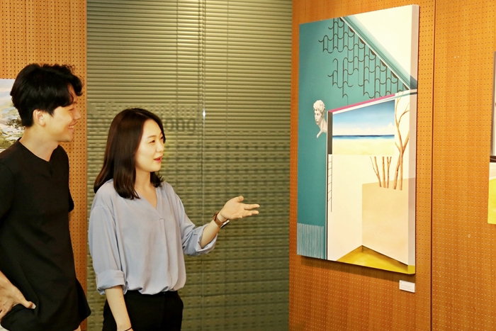 광동제약, 미술 전시 '바람을 바라보다' 이달까지 개최