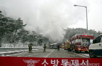 순천∼완주 고속도로 사매 2터널 상·하행선 당분간 통제