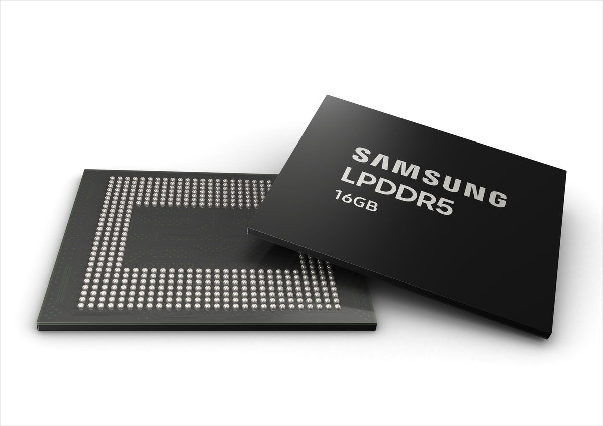 삼성전자 16GB LPDDR5 모바일 D램