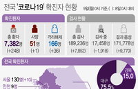 코로나19 신규 확진 12일만에 200명대…총 7천382명