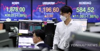 코로나19 '팬데믹' 선언에 주식·원화·채권 '트리플 약세’