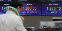 코스피, 장중 하락 전환, 1,660대 등락