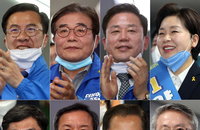 [21대 총선] 녹색 바람의 광주, 개표하며 확실해지는 파란바람