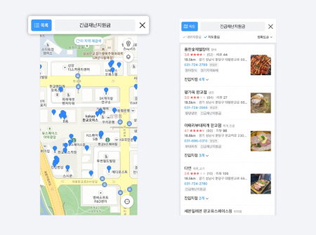 카카오맵 긴급재난지원금 사용처