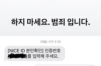 조승연 경고, 휴대전화 본인인증 시도에 경고성 표현