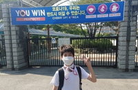 정동원 등교 99일만의 첫 등교…개학 소감은