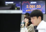 [오전 시황]코스피 3% 반등…연준 부양책에 2,100대 탈환