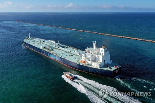 미국 영해를 지나는 유조선 [AFP/게티이미지=연합뉴스] 국제 유가