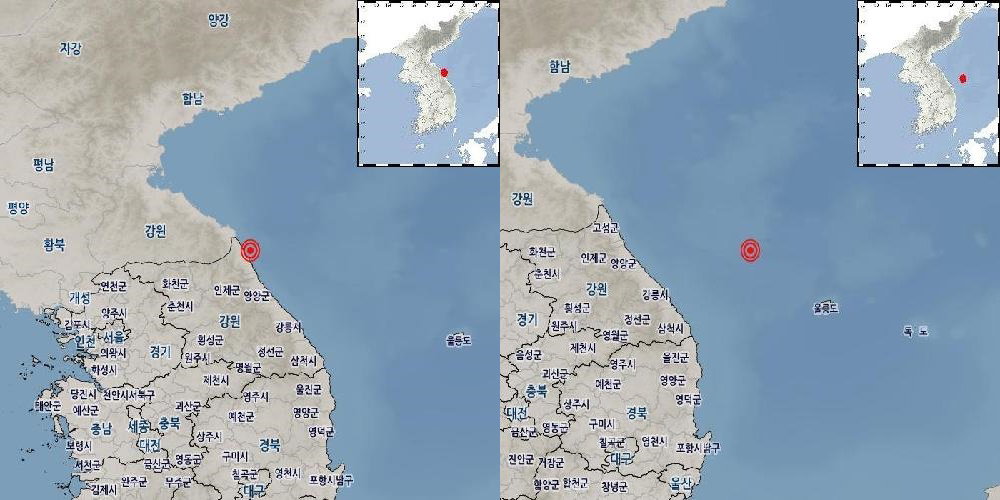 강원도 지진