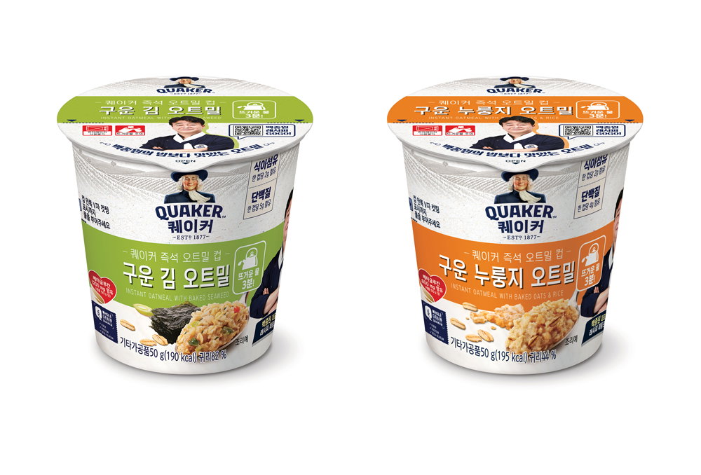 퀘이커 즉석 오트밀 컵