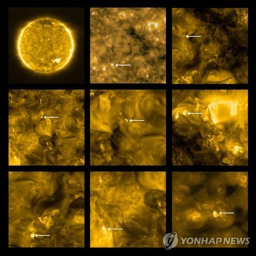 태양 표면 곳곳의 '캠프파이어'를 보여주는 고해상도 이미지 [Solar Orbiter/EUI Team/ESA & NASA; CSL, IAS, MPS, PMOD/WRC, ROB, UCL/MSSL/ 재판매 및 DB 금지]