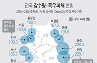 전국, 비 피해 비상 코로나19 발생현황 40명대…중대본 이중부담