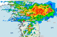 [기상특보] 청주 등에 매우 강한 비…상당구 시간당 39mm