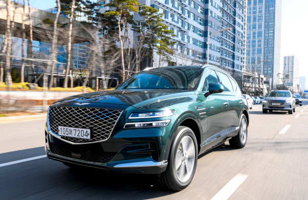 제네시스가 올해 1월 출시한 첫 SUV GV80/현대자동차  