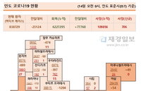 14일 인도 코로나 확진자 현황 (종합)