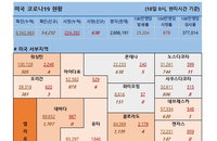 19일 미국 코로나바이러스 확진자·사망자 현황 (종합)