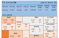 23일 미국 코로나바이러스 확진자·사망자 현황 (종합)