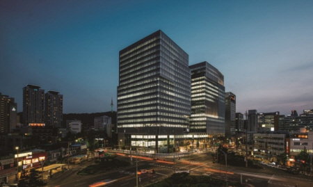 대우건설 을지로 트윈타워 전경. 부동산