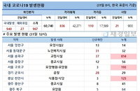 31일 코로나19 발생현황 (종합)