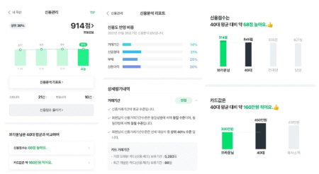 네이버파이낸셜 나이스평가정보 신용점수 신용정보