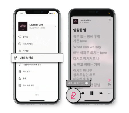 [이미지] VIBE 노래방 모드_화이트