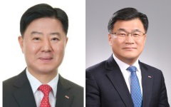 부산은행장 안감찬, 경남은행장 최홍영 부산은행장 안감찬, 경남은행장 최홍영
