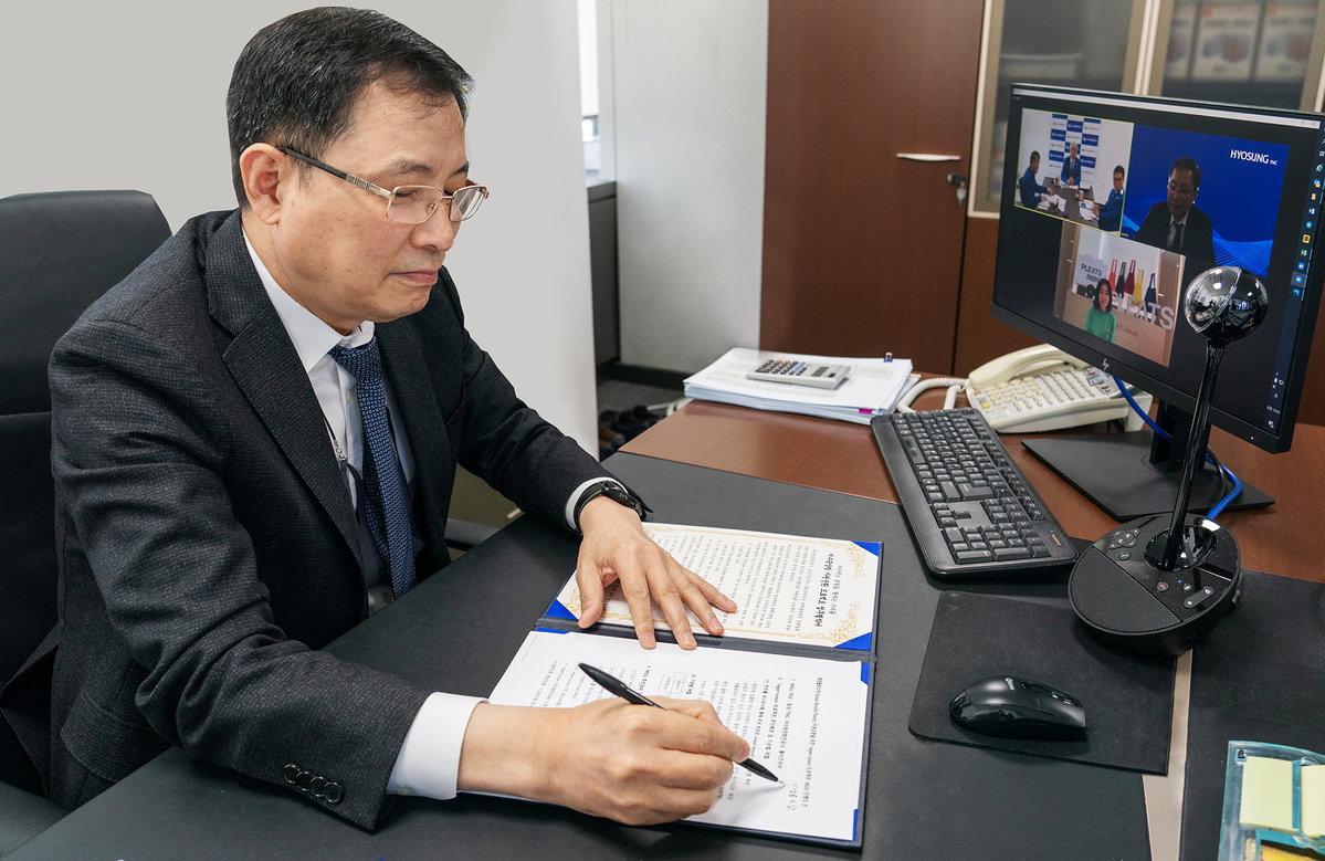 바다 살리기 프로젝트 효성티앤씨 리젠