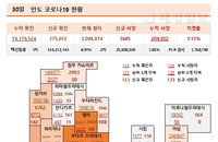 30일 인도 코로나 확진자 현황 (종합)