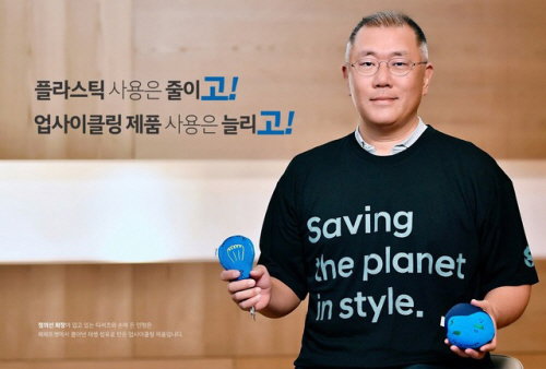 정의선 회장 플라스틱 고고챌린지