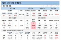 12일 코로나19 발생현황 (종합)