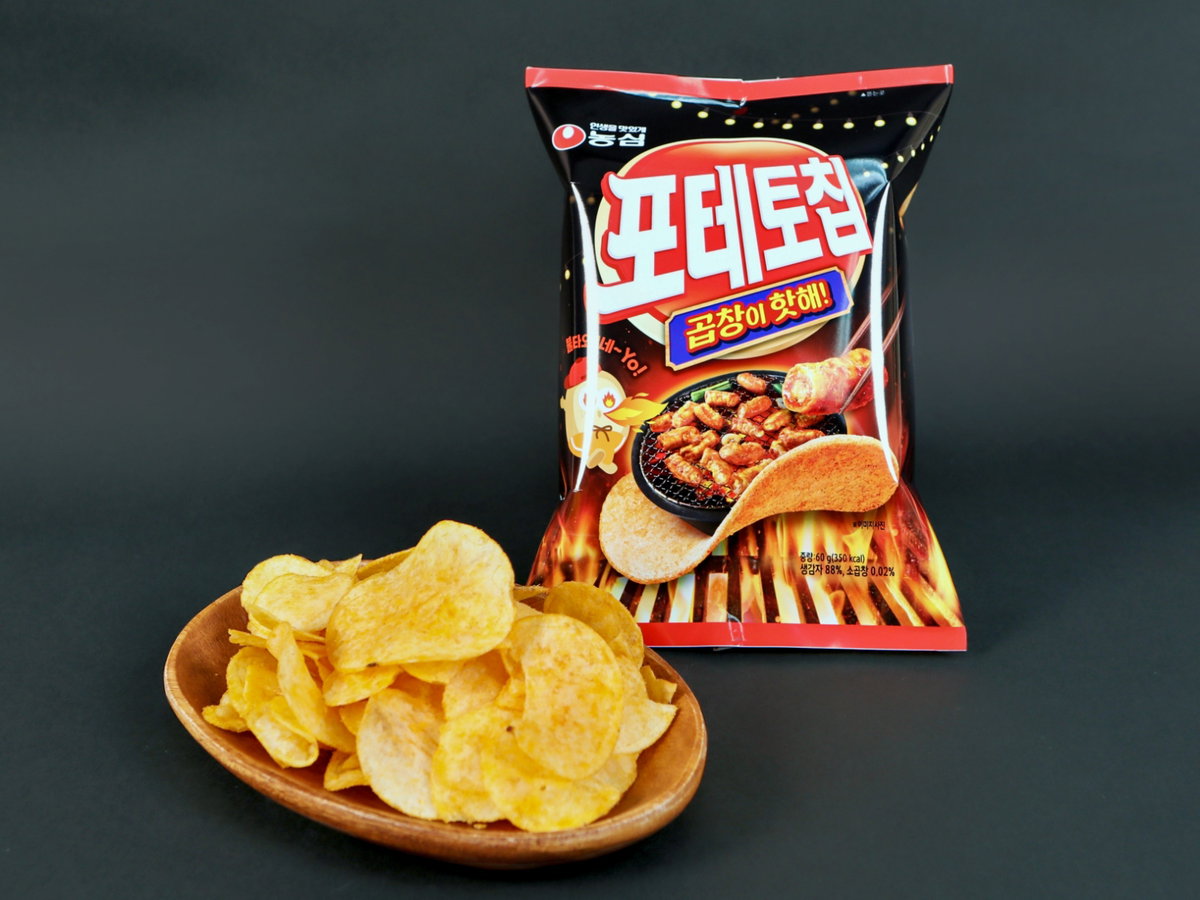 농심 포테토칩 곱창이 핫해