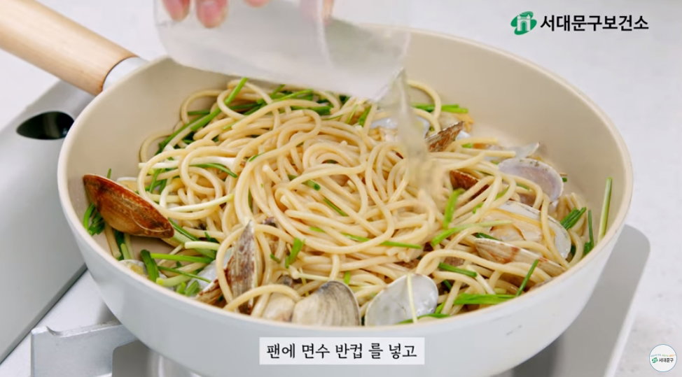 바지락 달래 통밀파스타 레시피
