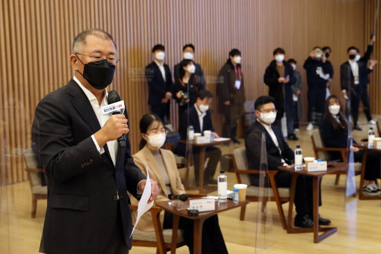 정의선 현대차 현대자동차그룹 현대차그룹 회장 재벌 2021.11.22