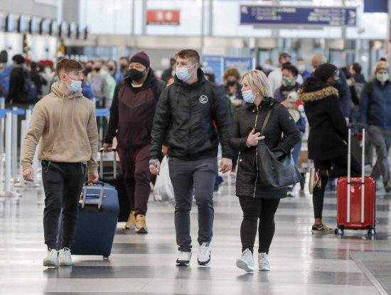 시카고 오헤어 국제공항 추수감사절 연휴 항공 2021.11.24