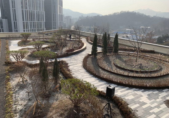대법원 옥상 녹화 정원 2022.01.04