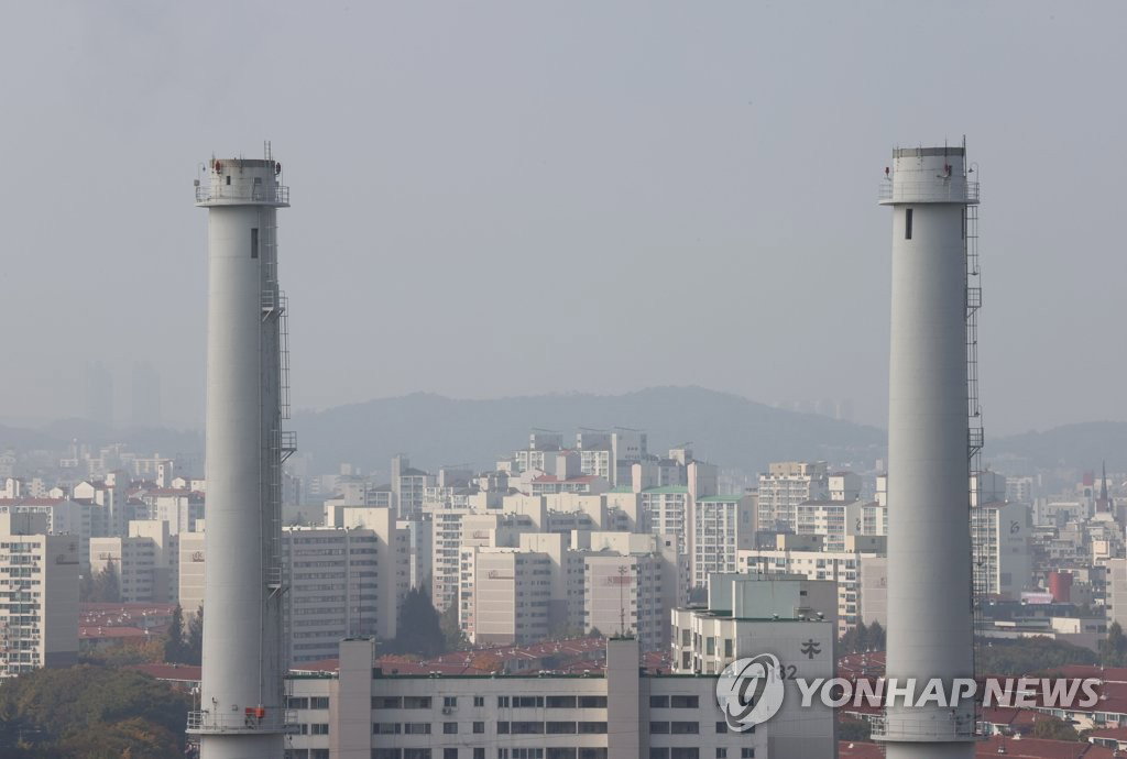 열병합발전소 굴뚝