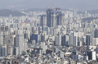 아파트 매매수급지수 6주 연속 하락…금리 인상 여파