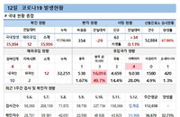 12일 코로나19 확진자 현황 (종합)