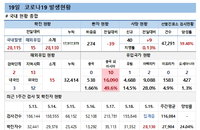 19일 코로나19 확진자 현황 (종합)